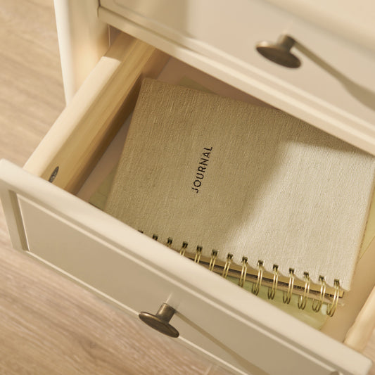 Outlet - Aubrey 2 Drawer Bedside Table - Driftwood