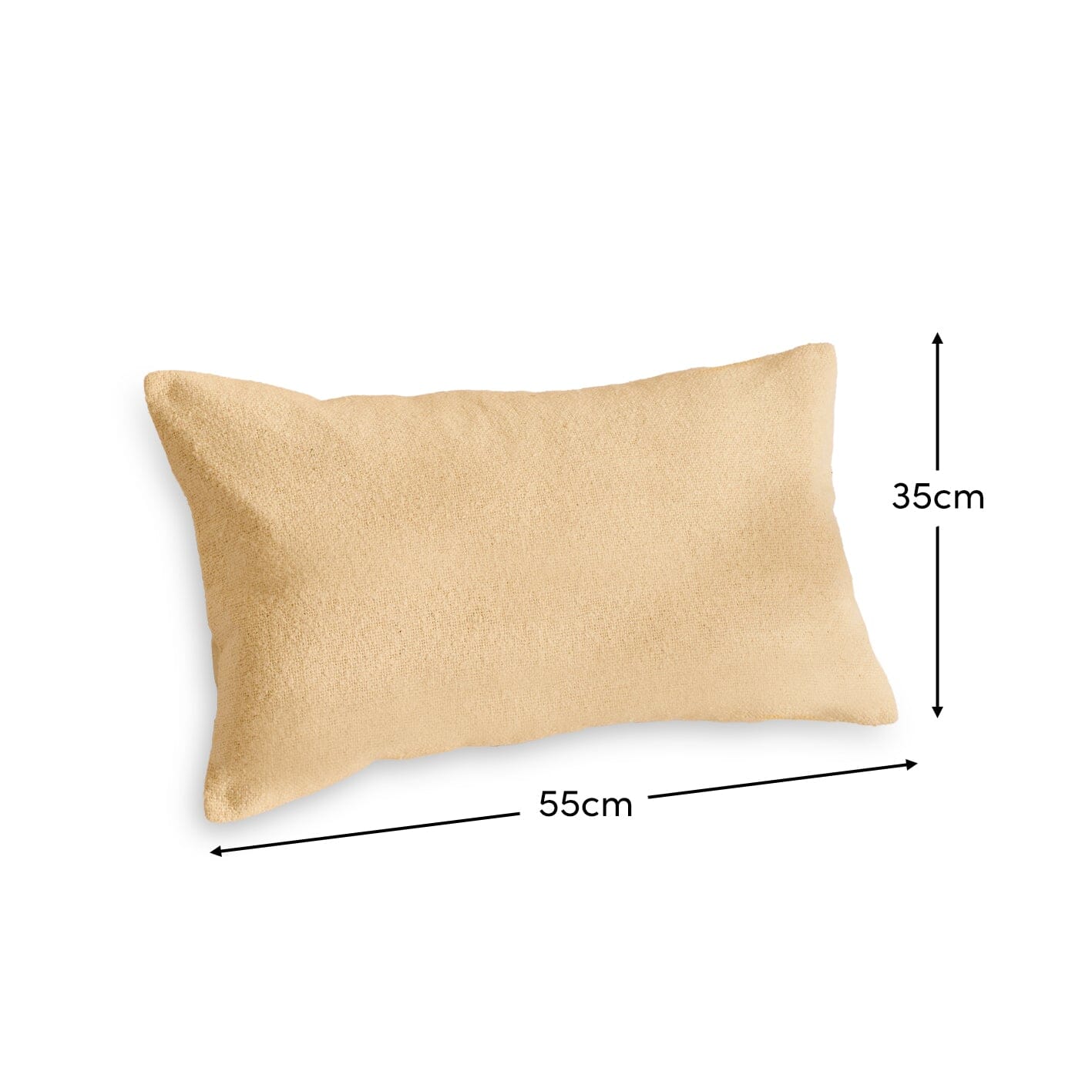 Ealing 35 x 55cm Textured Cushion Cover - Clay