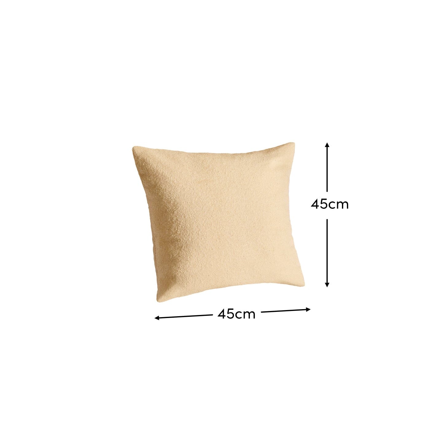 Ealing 45 x 45cm Textured Cushion Cover - Clay