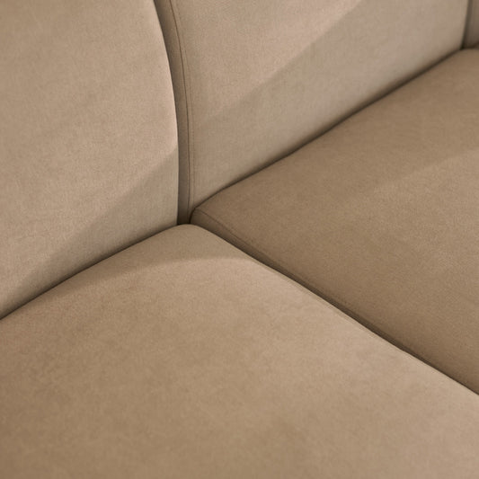 Nathalia Double Chaise Sofa - Soft Beige