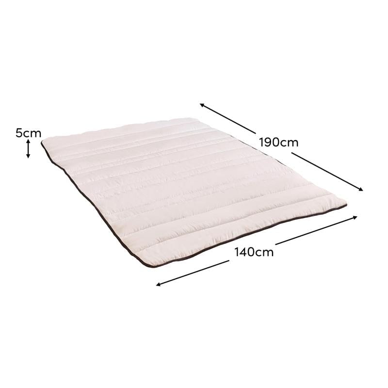 Una Double Sofa Bed Topper - White