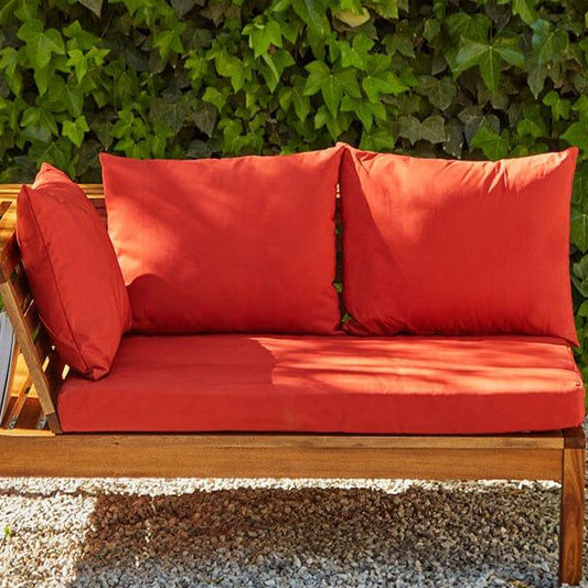 Dakota Garden Corner Sofa Cushion Covers - Red