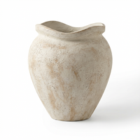 Tomar Fiber Cement 46cm Planter - Rustic White