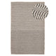 Outlet - Alverton Clay & Black Geometric Wool with Cotton Rug - 160 x 230cm