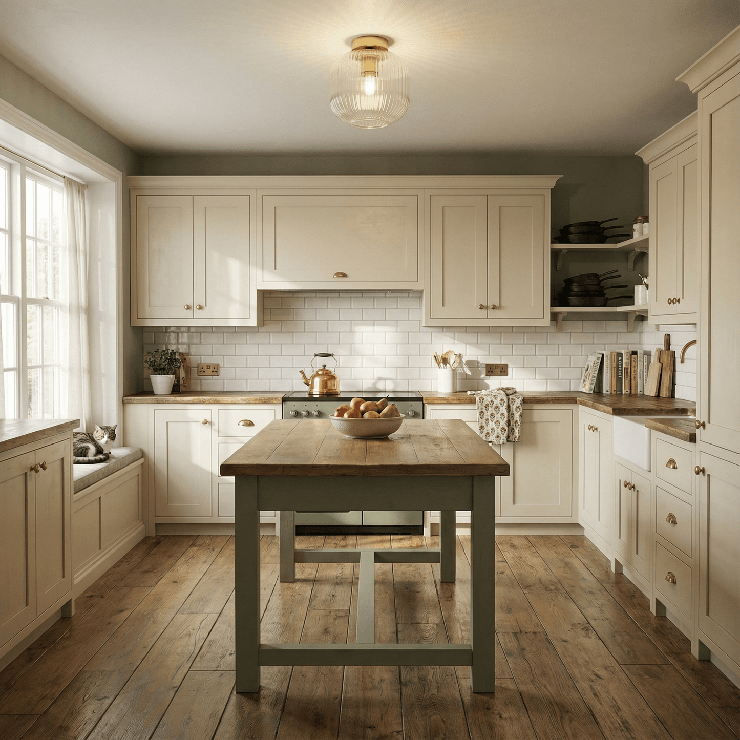 Elland 21cm Glass Pendant Light - Gold
