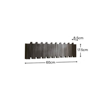 Outlet - Lowell Wooden Folding Coat Rack - Black Oak