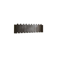 Outlet - Lowell Wooden Folding Coat Rack - Black Oak