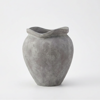 Tomar Fiber Cement 46cm Planter - Rustic Grey