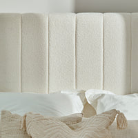 Alice King Ottoman Bed - Boucle