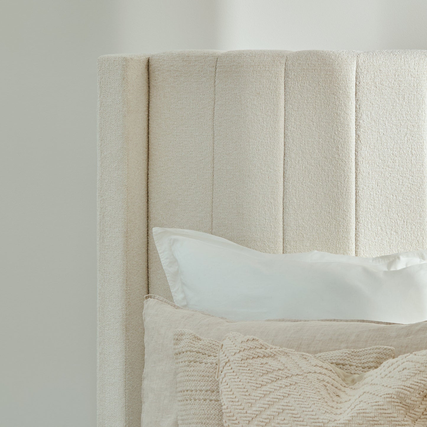 Alice King Ottoman Bed - Boucle