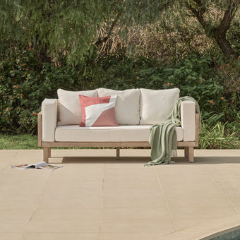compare product Akira 3 Seater Sofa Cushion Covers - Linen