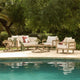 Akira 5 Seater Wooden Garden Set with Side Table and Coffee Table