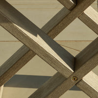 Akira Wooden Garden Side Table - Light Brushed Acacia