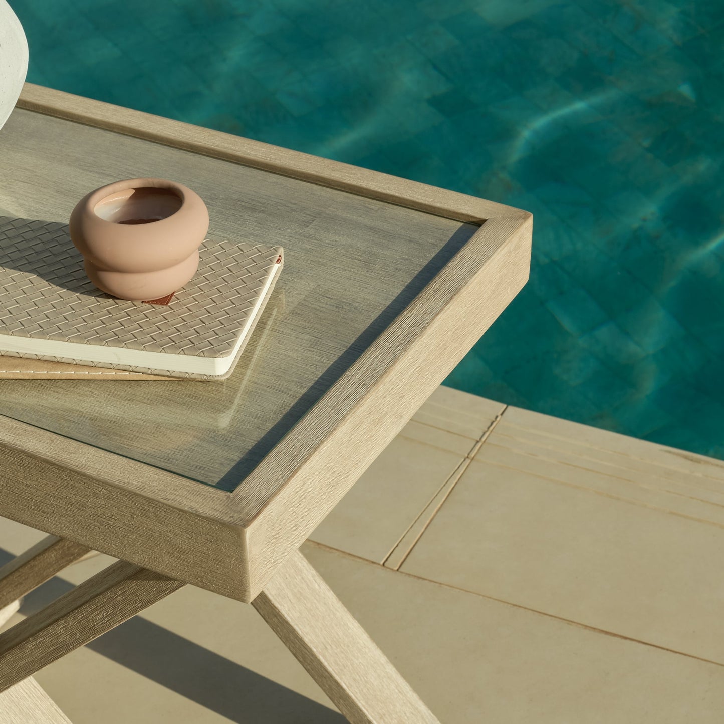 Akira Glass Garden Side Table