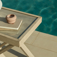 Akira Glass Garden Side Table