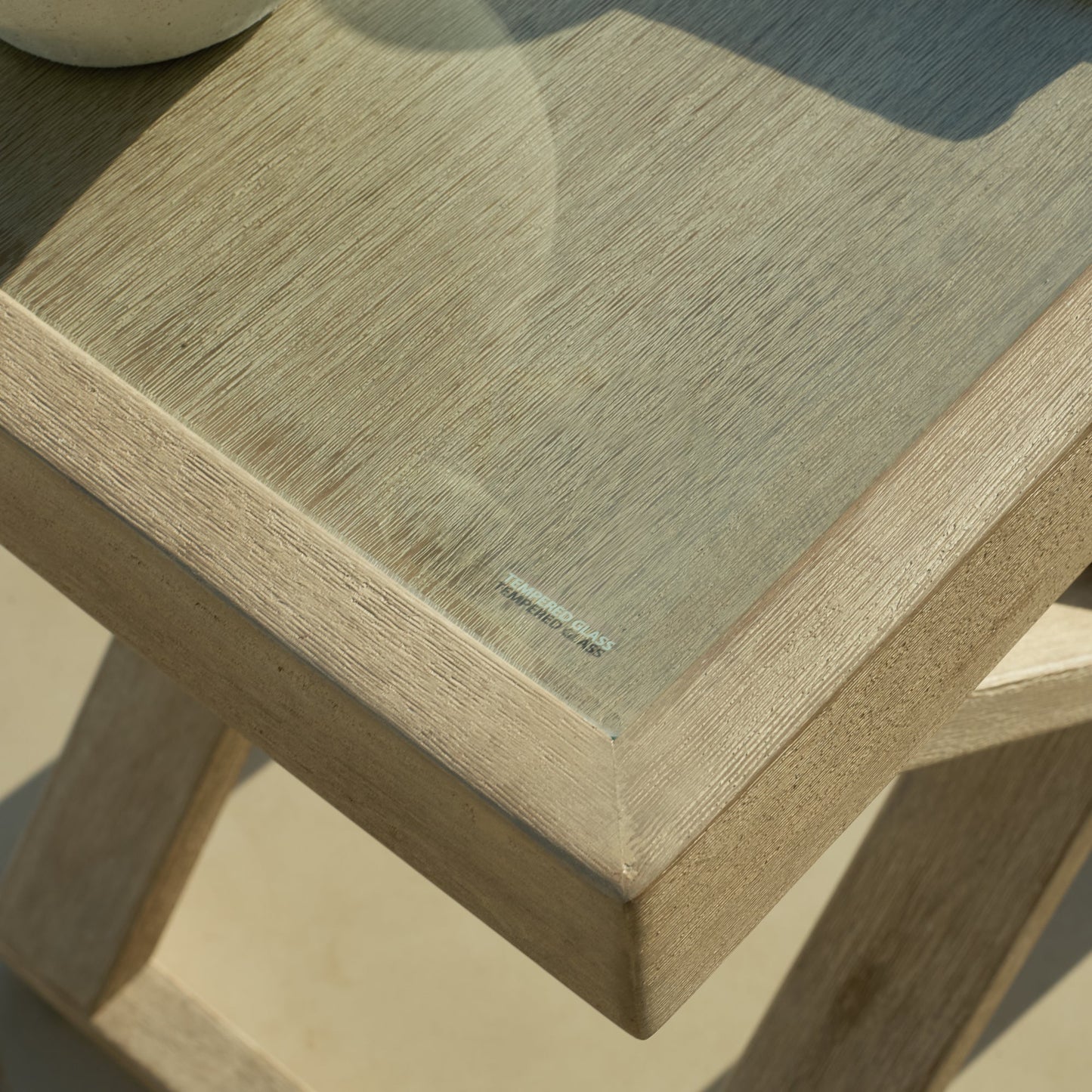 Akira Glass Garden Side Table
