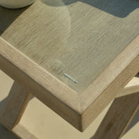 Akira Glass Garden Side Table