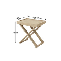 Akira Glass Garden Side Table