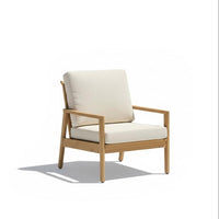 Alora Wooden Garden Conversation Set - White Acacia