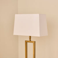 Ashurst White Rectagangular Lamp Shade White - 46cm