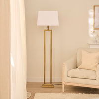 Ashurst White Rectagangular Lamp Shade White - 46cm