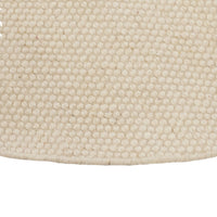 Outlet - Atcham Clay/ Natural Round Rug  Wool with Cotton  - 200cm
