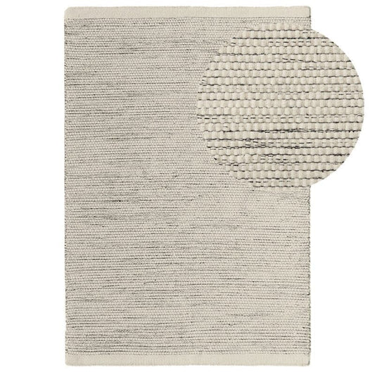 Outlet - Atcham Clay Marl Wool with Cotton Rug - 160x230cm