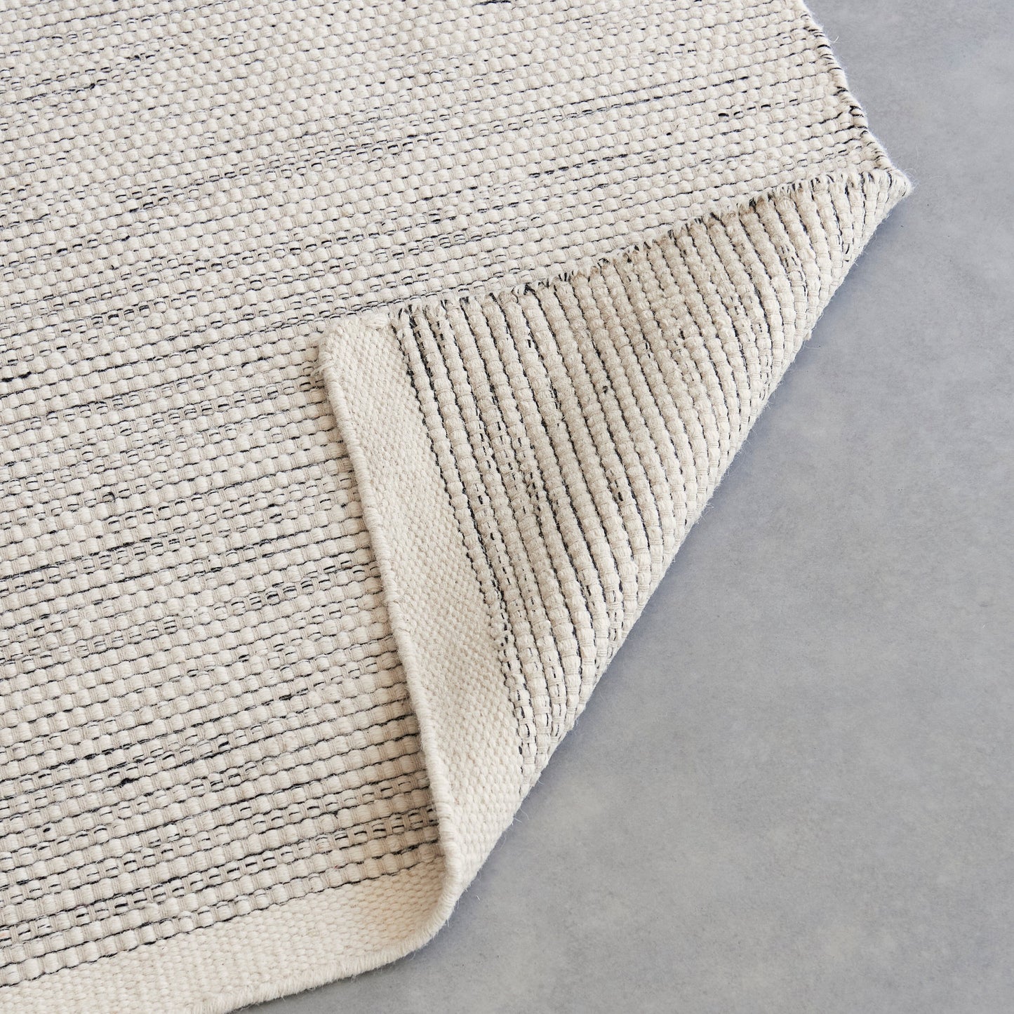 Outlet - Atcham Clay Marl Wool with Cotton Rug - 160x230cm