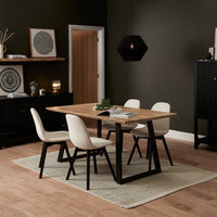 Outlet - Neri Black Cotton String Pendant