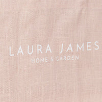 Jute Bag - Blush Pink