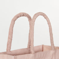 Jute Bag - Blush Pink