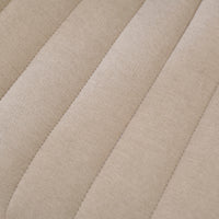 Bella Soft Beige Bar Stool - Whitewash Legs