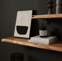 Outlet - Bosco 75cm Wall Shelf - Natural Acacia