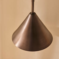 Outlet - Brockhill Large Metal Wall Light - Bronze