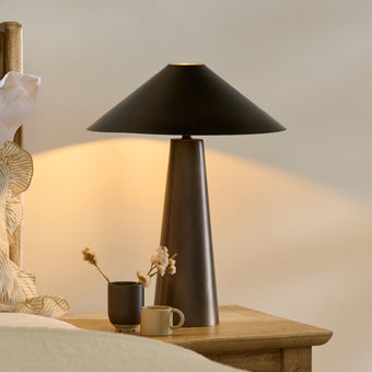 compare product Outlet - Brockhill 51cm Metal Table Lamp - Bronze