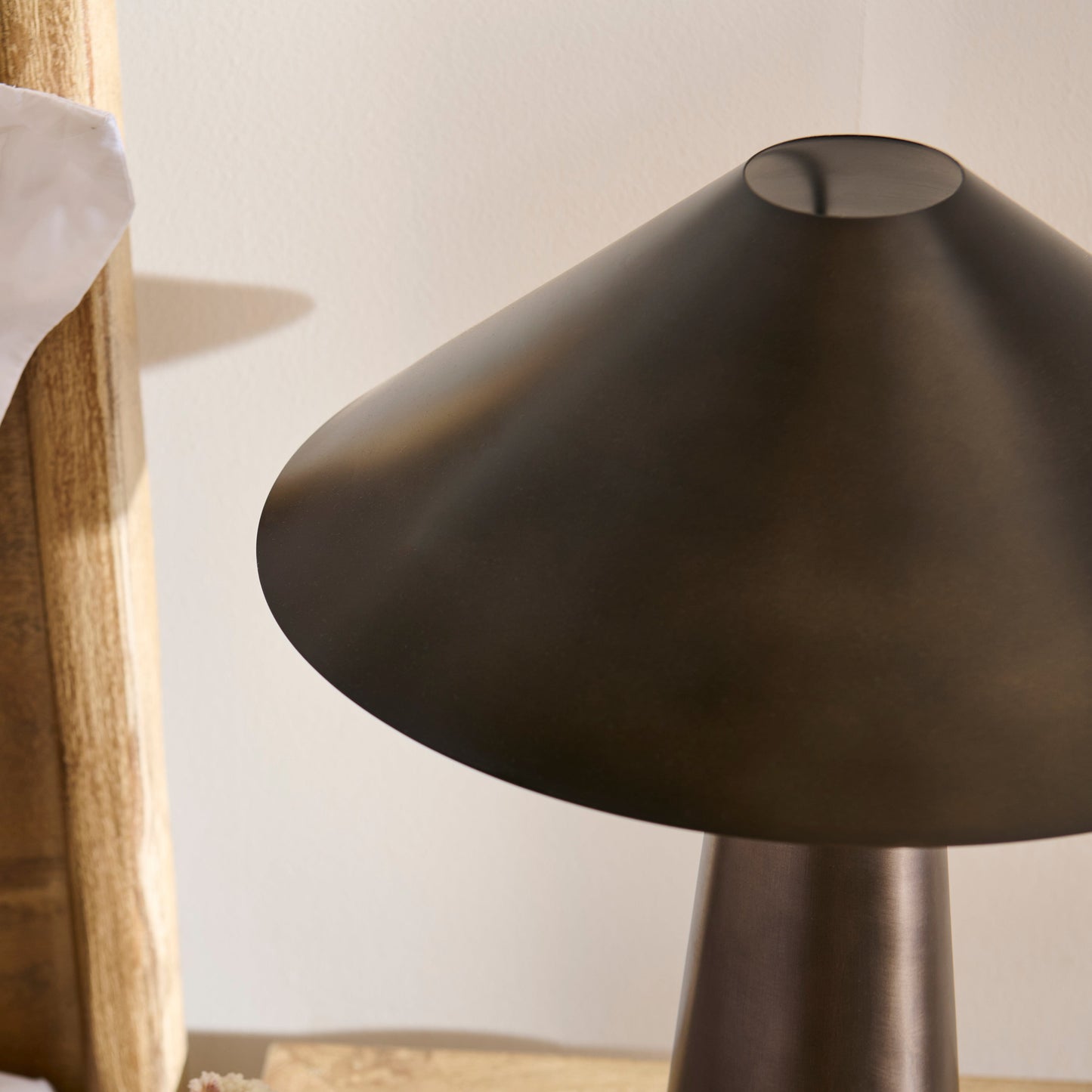 Outlet - Brockhill 51cm Metal Table Lamp - Bronze