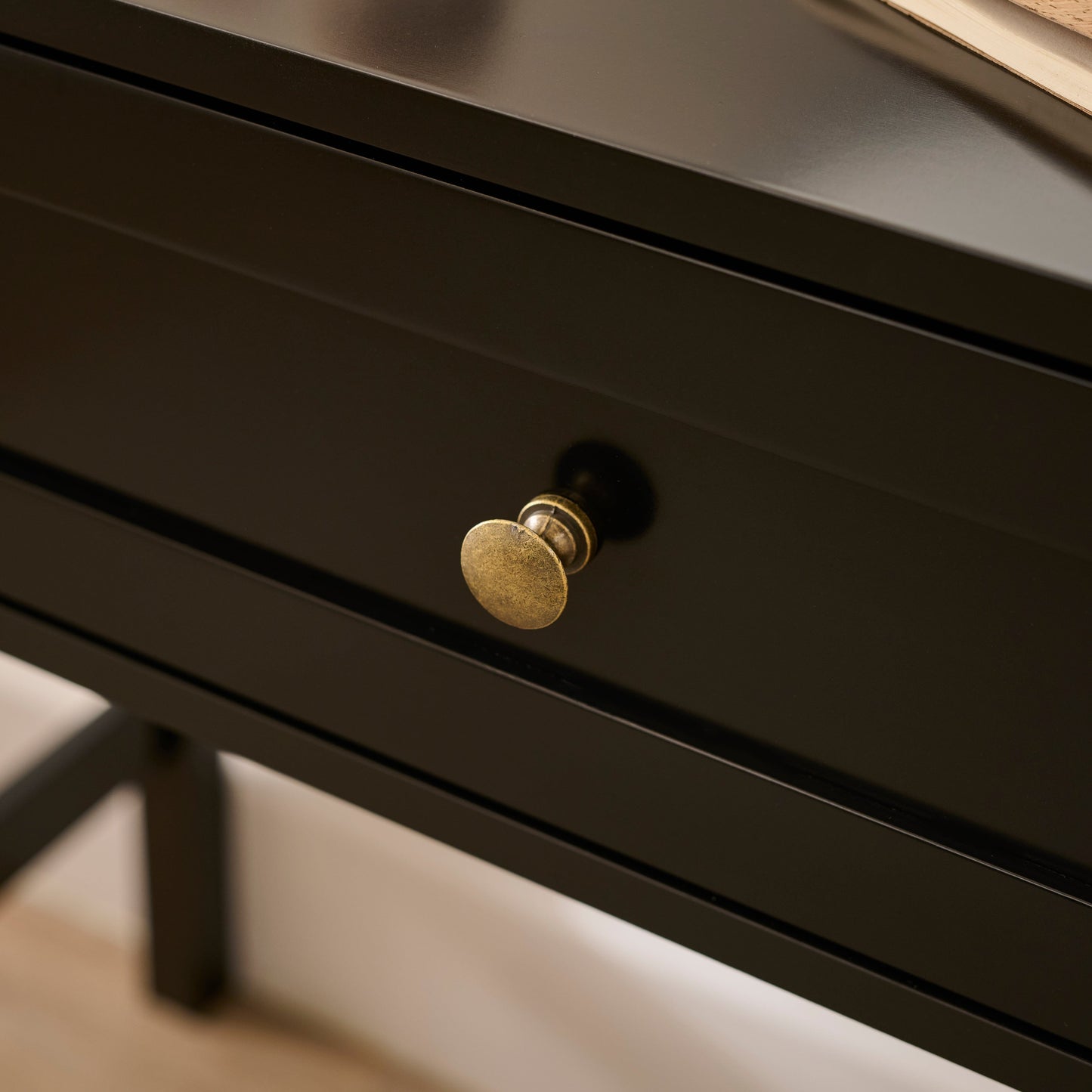 Charlie Noir Black Dressing Table