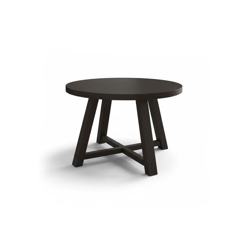 Outlet - Charlotte Black Oak Round Dining Table