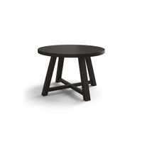 Outlet - Charlotte Black Oak Round Dining Table