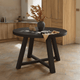 Outlet - Charlotte Black Oak Round Dining Table