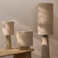 Outlet - Chattendon 50cm Table Lamp - Driftwood Slub Linen