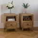 Outlet - Colton Mango Wood Bedside Table - Set of 2