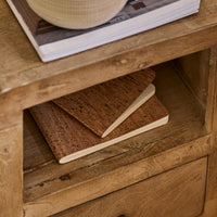 Outlet - Colton Mango Wood Bedside Table - Set of 2