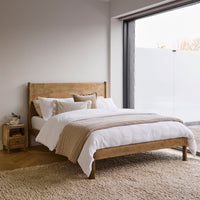 Outlet - Colton Mango Wood Bedside Table - Set of 2