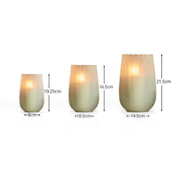 Outlet - Dalen 10cm Glass Tealight Holder - Frosted