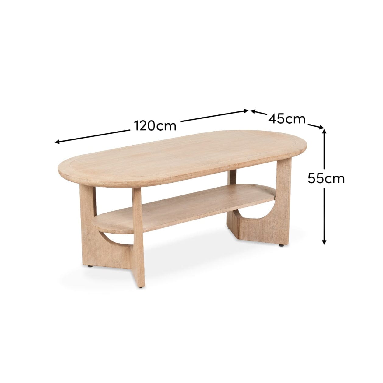 Outlet - Delphi Light Acacia Coffee Table