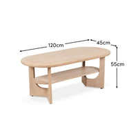 Outlet - Delphi Light Acacia Coffee Table