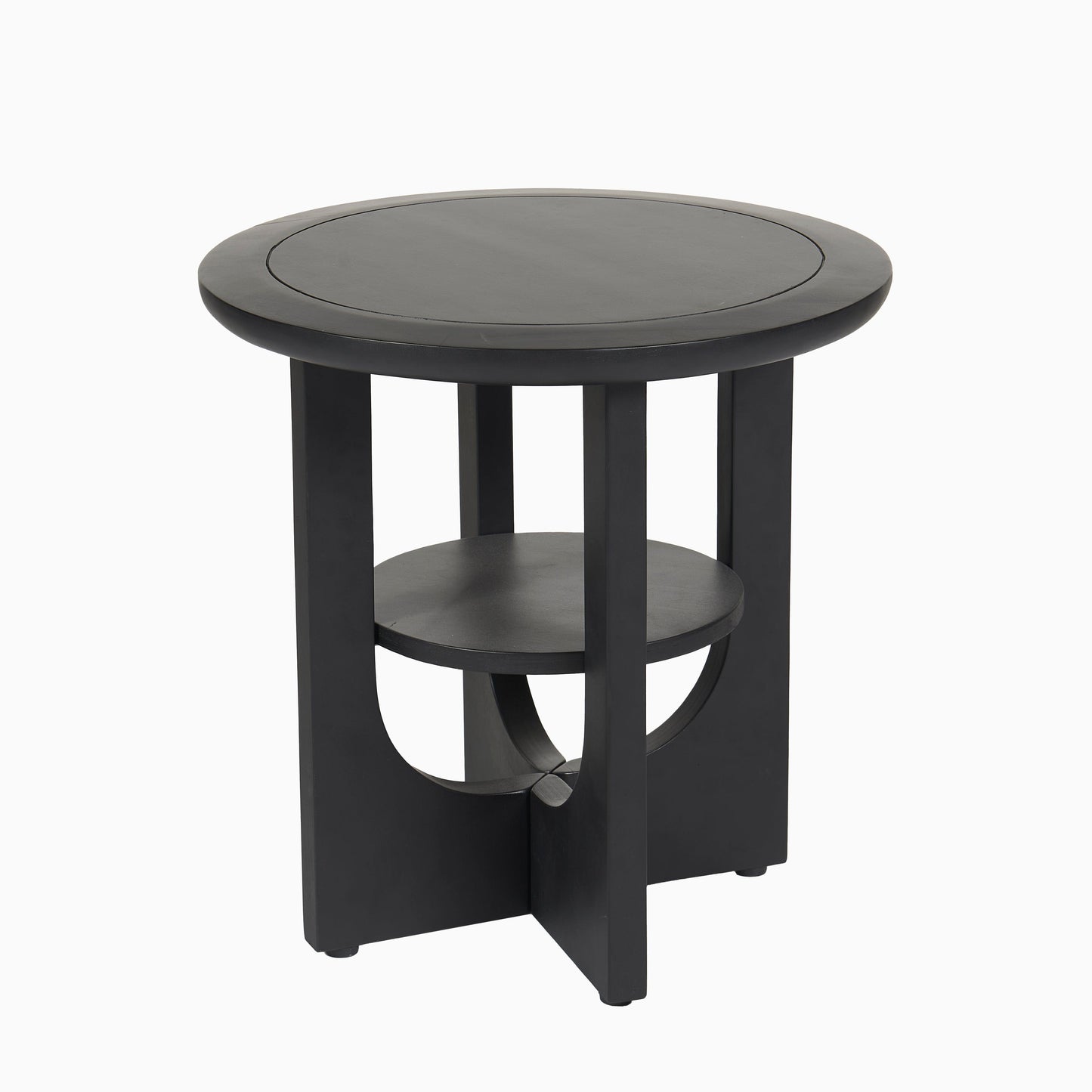 Outlet - Delphi Black Acacia Side Table
