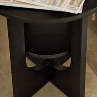 Outlet - Delphi Black Acacia Side Table