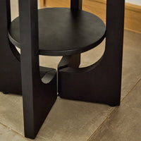 Outlet - Delphi Black Acacia Side Table